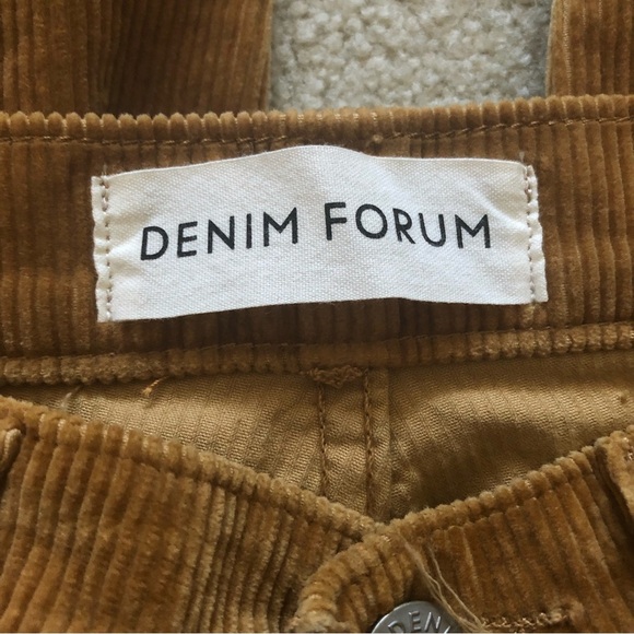 Aritzia Denim Forum Corduroy Yoko High rise Slim (size 25) - Picture 10 of 11